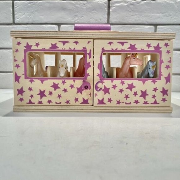 Breyer Toys Breyer Horses Unicorn Magic Wooden Stable Playset With